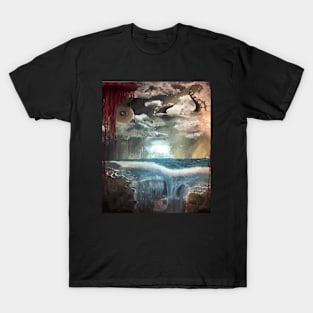 Moody Pop Surrealism | Unicorns of the Sea T-Shirt